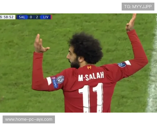 萨拉赫内切弧线球破门，利物浦看台瞬间沸腾